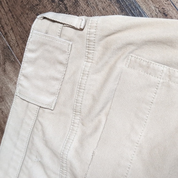 Vince Griffith Chino Shirt Size 38x12" In Khaki Tan Made In The USA - Picture 4 of 9